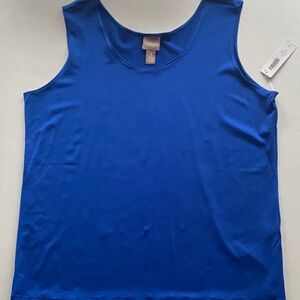 Chico's Vibrant Blue Women's Tank Top